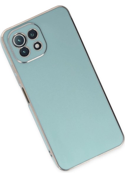 Xiaomi Mi 11 Lite Kılıf Volet Silikon - Açık Yeşil - PHN9546-5429