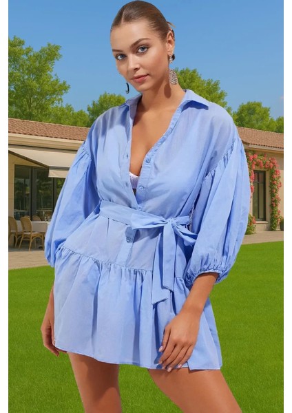 Yazlık Plaj Elbisesi Pamuklu Mini Elbise Vual Dokuma Özel Tasarım Özel Tasarım Kaliteli Işçilik fiyatları