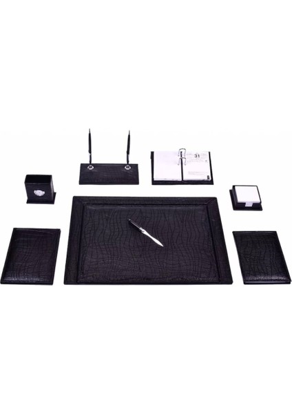 929 Siyah Lüks Sümen Takımı (Goya - 9 Parça)