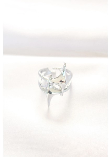 Bfs Yıldız Model Silver Renk Ayarlanabilir Yüzük fiyatları