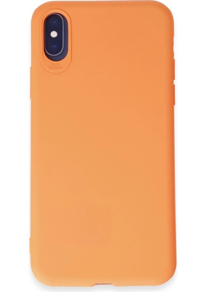 iPhone x Kılıf First Silikon - Turuncu - PHN7056-3597