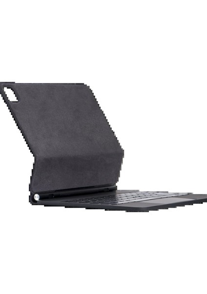iPad Pro 11 (2024) Kılıf X7P Magic Manyetik Klavyeli Tablet Kılıfı - Siyah - PHN4792-6007