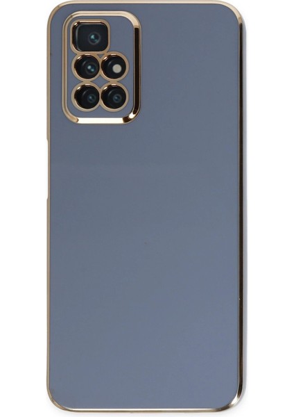 Xiaomi Redmi 10 2022 Kılıf Volet Silikon - Mavi - PHN1073-1973