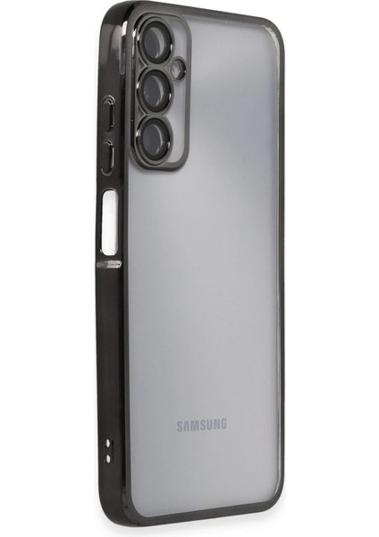 Samsung Galaxy A05S Kılıf Lensli Silikon - Siyah - PHN5154-4342