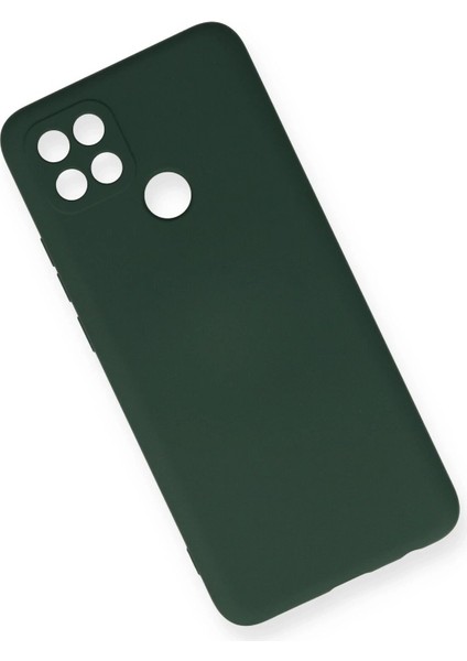Oppo A15 Kılıf Nano Içi Kadife Silikon - Koyu Yeşil - PHN2292-7173 modelleri