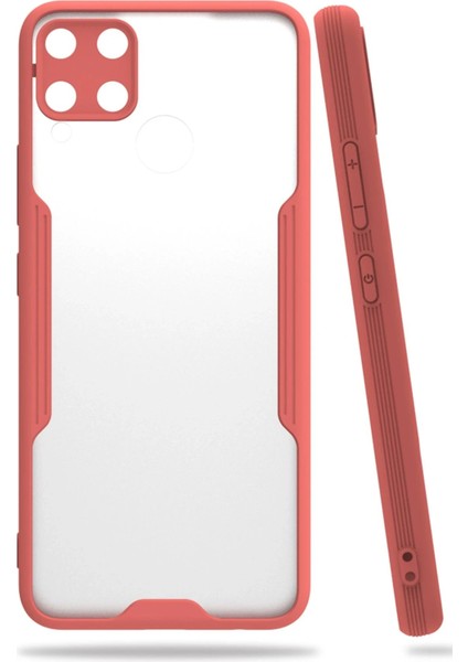 Realme C15 Kılıf Platin Silikon - Pembe - PHN1450-1238
