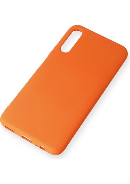 Huawei P Smart Pro / Y9S Kılıf Nano Içi Kadife Silikon - Turuncu - PHN4525-4824 modelleri