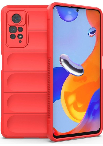 Xiaomi Redmi Note 11 Pro Kılıf Optimum Silikon - Kırmızı - PHN5919-5293