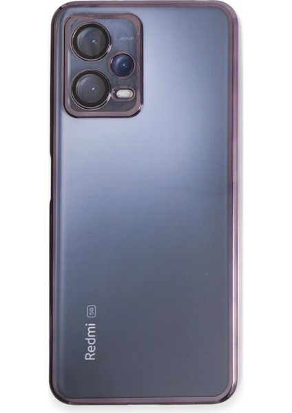 Xiaomi Redmi Note 12 5g Kılıf Lensli Silikon - Mor - PHN2105-7177