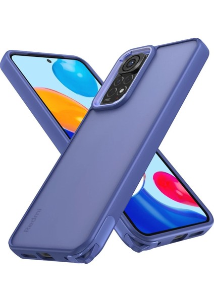 Xiaomi Redmi Note 11 Kılıf Elegant Kapak - Açık Mavi - PHN5763-6174