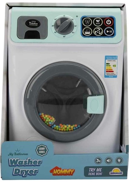 Bfs Hommy Sesli ve Işıklı Yeşil Çamaşır Makinesi modelleri