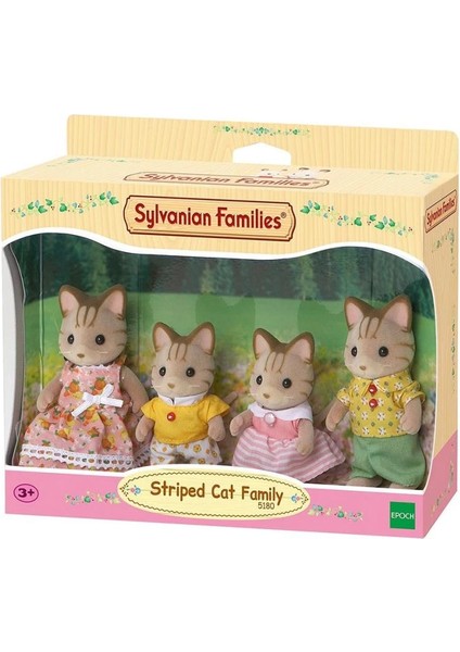 Bfs Nessiworld 5180 Sylvanian Families, Çizgili Kedi Ailesi, +3 Yaş