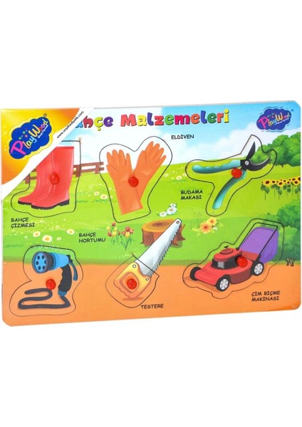 Bfs Ahşap Tutmalı Bahçe Malzemeleri Puzzle fiyatları