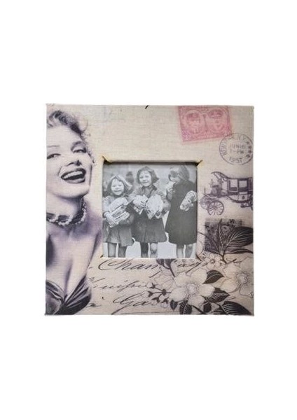 Bfs Decotown Marilyn Monroe Tasarım Ahşap Resim Fotoğraf Çerçevesi