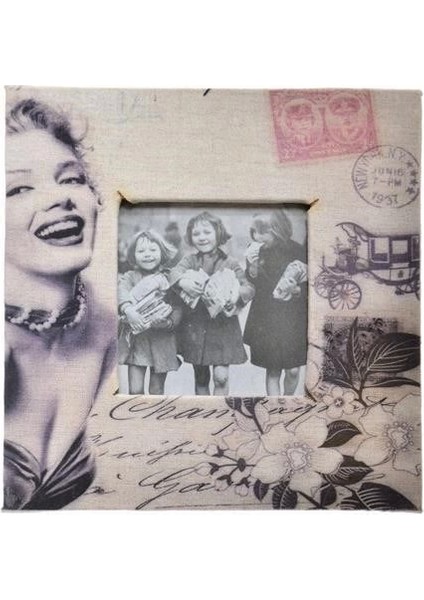 Bfs Decotown Marilyn Monroe Tasarım Ahşap Resim Fotoğraf Çerçevesi