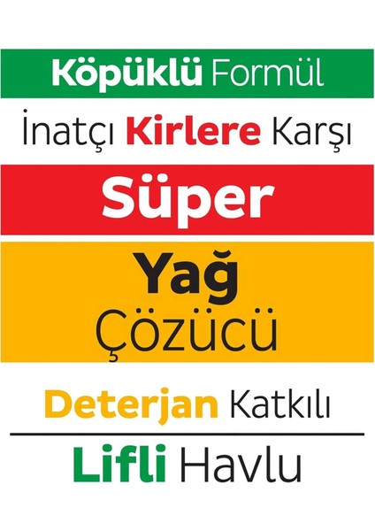 Yüzey Temizlik Havlusu 30 Adet Yağ Çözücü indirimleri