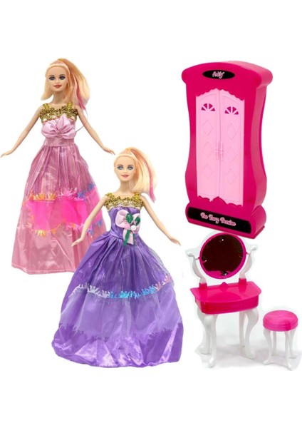 Bfs Anlily Makyaj Masalı Dolaplı Bebek