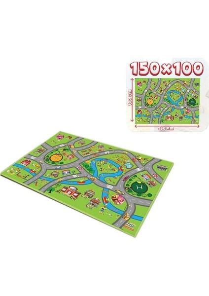 Bfs Nessiworld 05-725 Oyun Halısı City 150X100 cm
