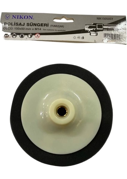 Nikon 15050SY Polisaj Süngeri 150 mm Siyah Yumuşak
