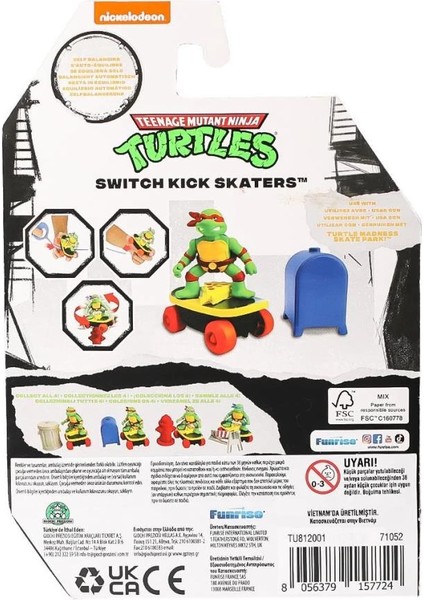 Bfs TU812001 Tmnt Ninja Kaplumbağalar Kaykay Figürü - 71052 indirimleri