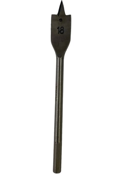 Nora 29003 Altıgen Yassı Ahşap Maktap Ucu 18 mm
