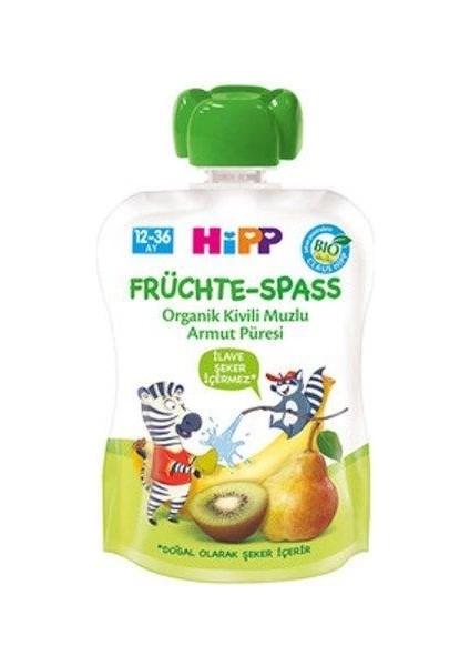 Bfs p Organik Kivili Muzlu Armut Püresi 100 gr