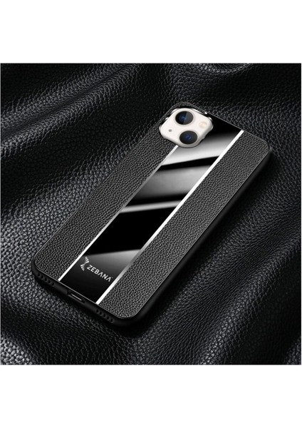 Apple Iphone 13 Uyumlu Kılıf Premium Deri Kılıf Siyah modelleri