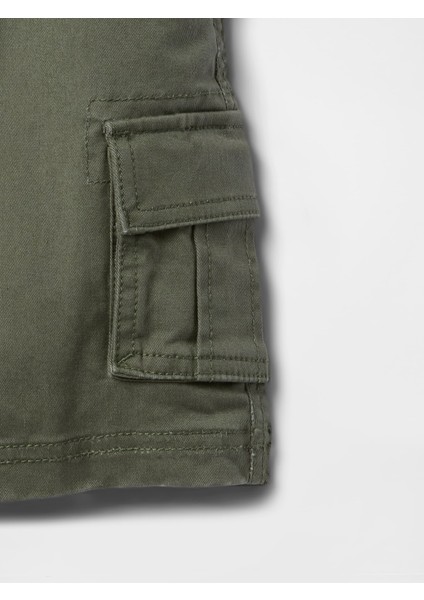 Erkek Bebek Haki Pull-On Kargo Şort fiyatları