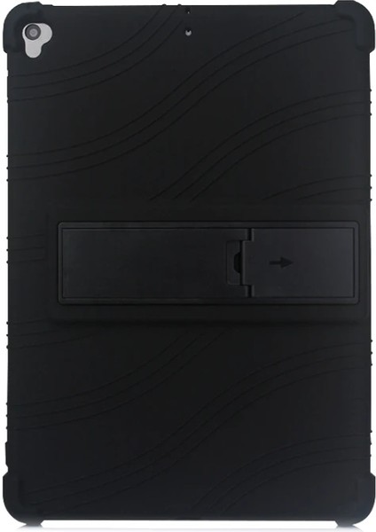 Ipad 7 10.2 Inch- Ipad Air 3 10.5 Inch Kılıf Standlı Darbe Emici Silikon Kılı - PHN4382-8401