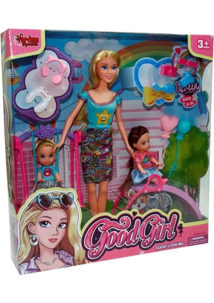 Bfs WG-66749 Kutulu 29 cm 2 Çocuklu Parkta Bebek - Vardem Oyuncak fiyatları