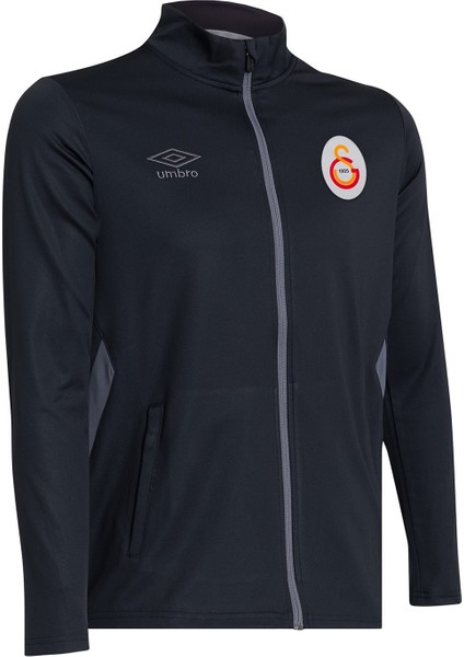 Orijinal Lisanslı Tam Fermuarlı Dik Yaka Siyah Antrenman Sweat + Bileklik Set Özel Ahşap Kutulu