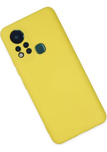Infinix Hot 11S Kılıf Nano Içi Kadife Silikon - Sarı - PHN2913-7181 modelleri