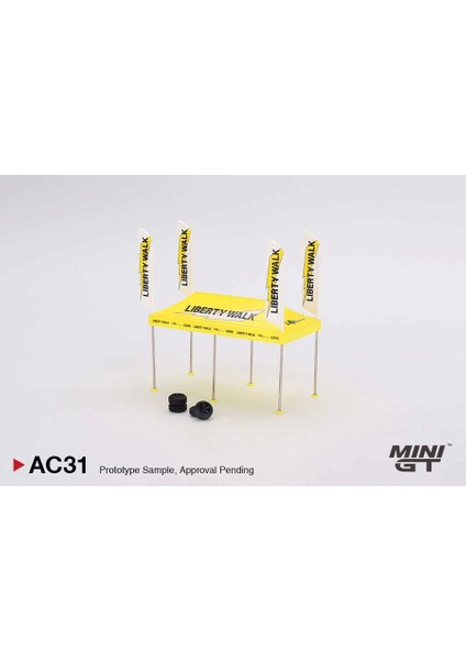 Bfs Mini Gt 1/64 Paddock Service Tent Set - Lb Racing