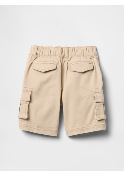 Erkek Bebek Bej Pull-On Kargo Şort modelleri