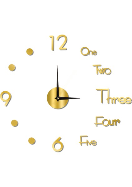 Duvar Saati Çerçevesiz Dekoratif Sessiz Duvar Sanat Saati Oturma Odası Yatak Odası Için (Yurt Dışından)