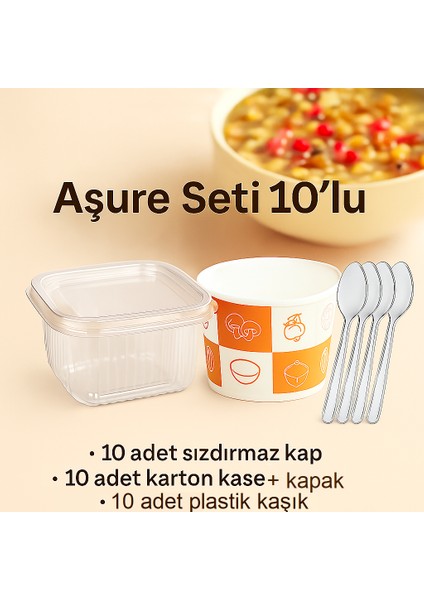 Aşure Seti - Servis, Saklama ve Dağıtım Için Pratik Ambalaj Çözümü