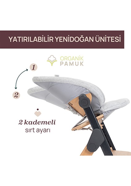 Meravıglıa Mama Sandalyesi Ebony fırsatları