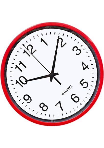 8 Inç Sessiz Duvar Saati Yuvarlak Modern Doğru Duvar Saatleri Ev Çalışma Mutfak Yatak Odası Kırmızı Kırmızı 8 Inç Duvar Saati (Yurt Dışından) modelleri