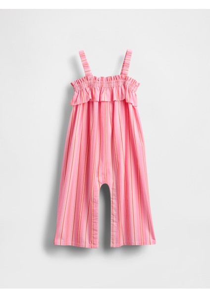 Kız Bebek Pembe Poplin Tulum modelleri