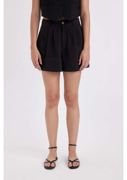 Regular Fit Normal Bel Kısa Paça Modal Şort X4722AZ24HS