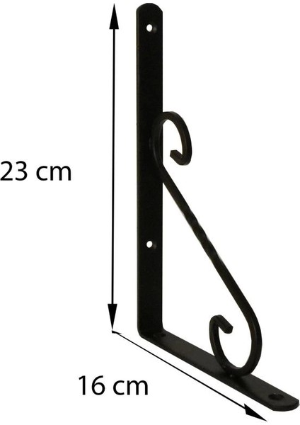 Ferforje Raf Altı No:3 Siyah