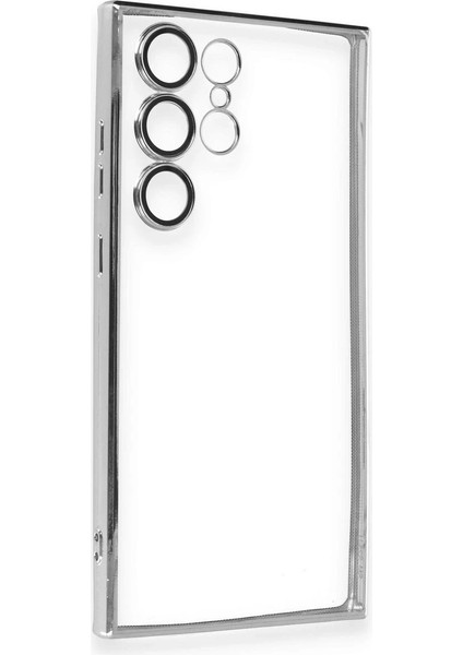Samsung Galaxy S24 Ultra Kılıf Lensli Silikon - Mor - NFND4281-1339