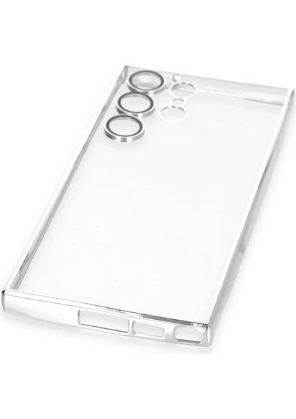 Samsung Galaxy S24 Ultra Kılıf Lensli Silikon - Mor - NFND4281-1339