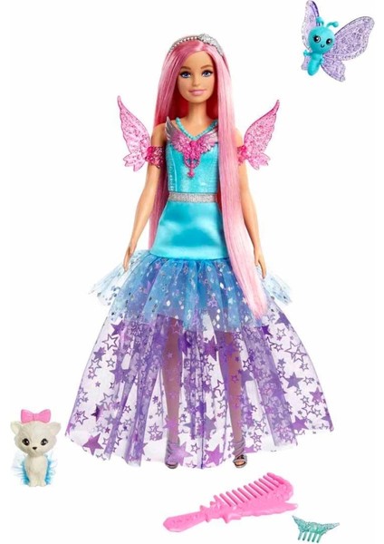 Bfs Barbie Sihirli Dokunuş Peri Masalı Elbiseli Bebek HLC31 fiyatları