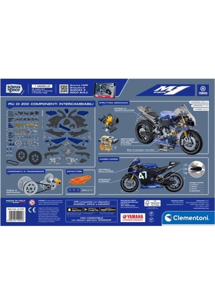 Bfs 75084TR Mekanik Laboratuvarı - Yamaha M1 +8 Yaş
