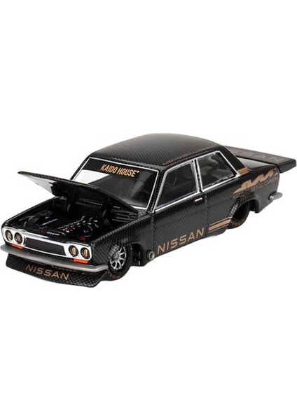 Bfs Mini Gt 1:64 Datsun 510 Pro Street Full Carbon V1
