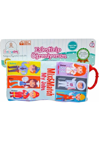 Bfs Nessiworld URT003-20 Eşleştirip Öğreniyorum Meslekler