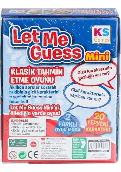 Bfs 25125 Let Me Guess Mini -Ks Games fırsatları