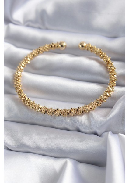 Bfs 316L Çelik Gold Renk Kadın Bileklik