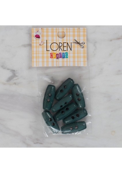 Bfs Crafts Yeşil 8 Li Çoban Düğmesi - 91